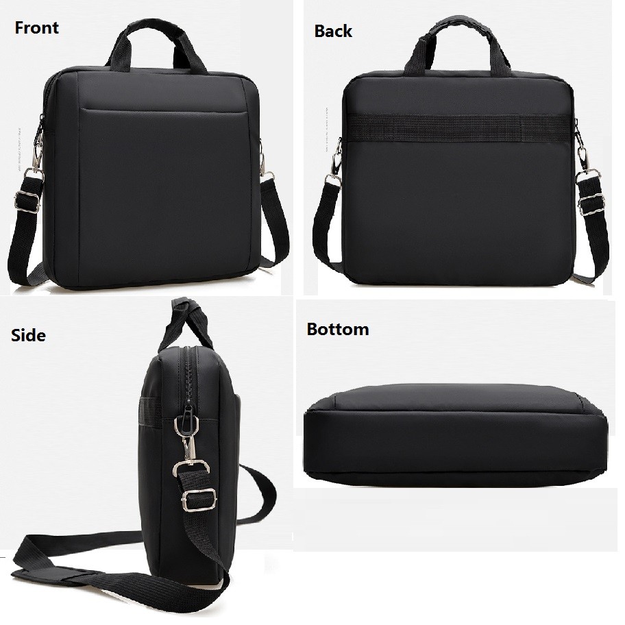 Bolso para portátil de gran capacidad para trabajo, viaje, oficina, maletines de negocios para hombre, bolso para portátil, documentos, funda de ordenador con correa