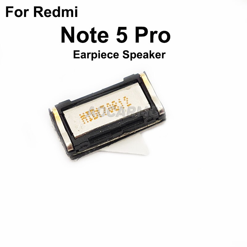 Aocarmo For XiaoMi Redmi Note 5 Pro Bottom Loudspeaker Top Earpiece Ear Speaker Flex Cable