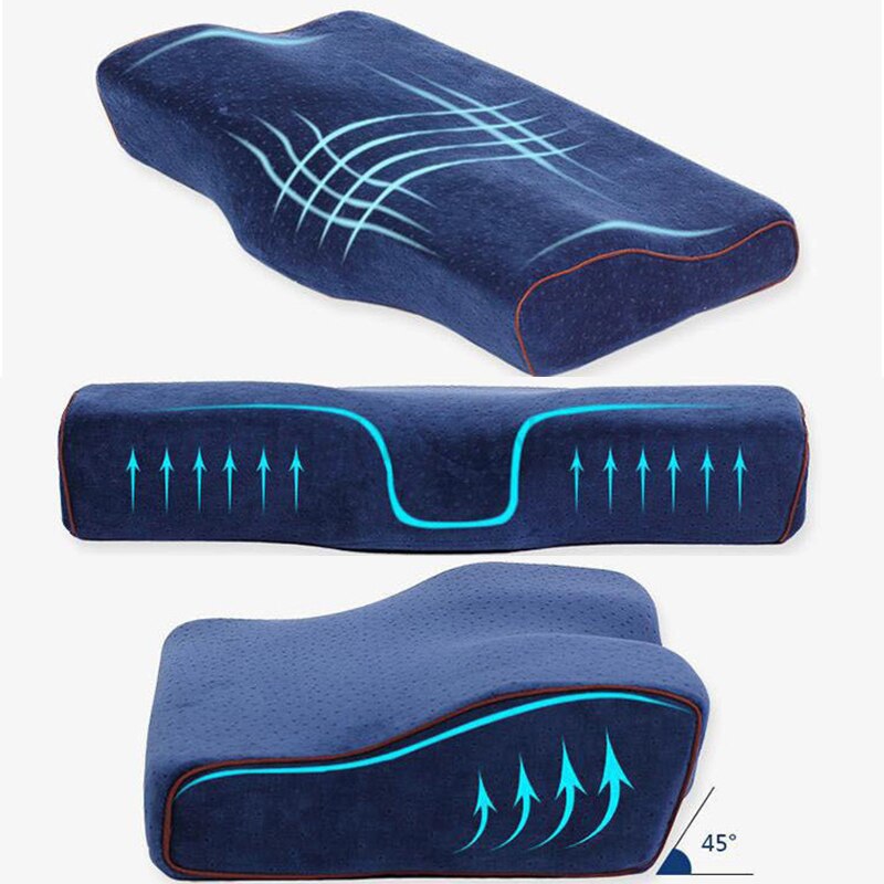 Kussens Orthopedische Memory Foam Kussen Voor Nekpijn Bescherming Trage Rebound Kussen Gezondheidszorg Cervicale Kussens Kussen
