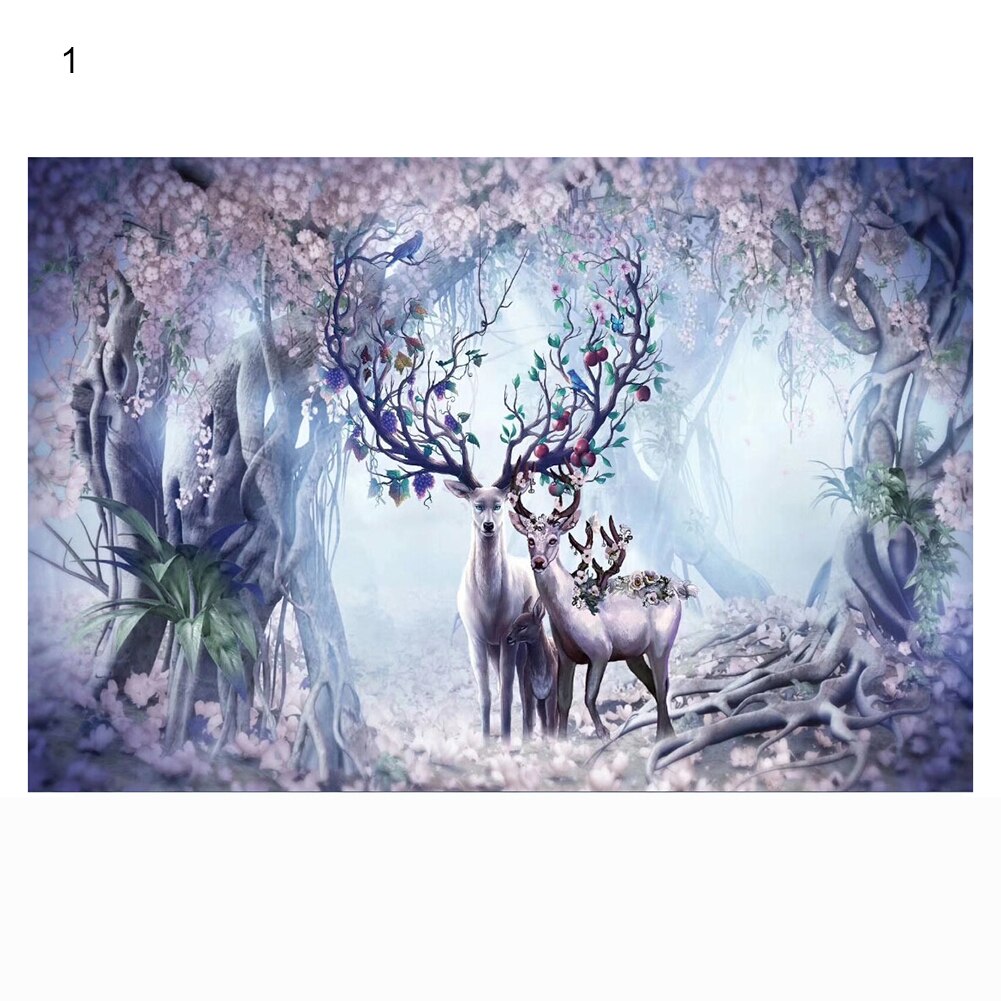 Puzzle pour enfants et adultes, 1000 pièces, cerf, chat, Animal, paon, paysage, jeu, jouet,