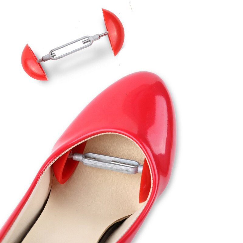 Mini zapateros ajustables de plástico para mujer, extensor de zapatos, extensor de cuidado, 2 uds.