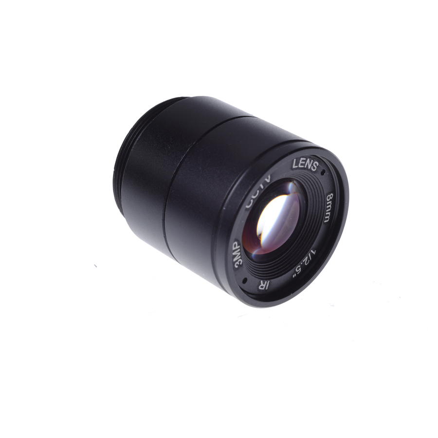 Lente CCTV de 8mm, 40 grados, 1/2, 5 pulgadas, 3MP, F1.4, montaje fijo CS, Mega lente 1080P, objetivo CCTV HD para cámara CCTV,
