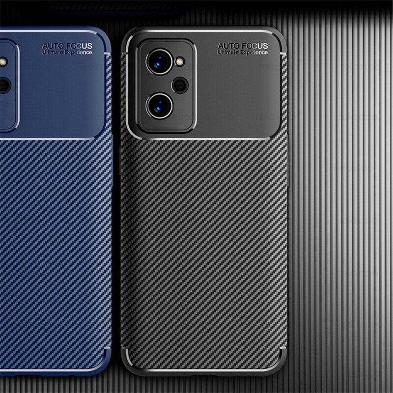 Realmi 9i Case Carbon Fiber Tpu Shockproof Coque Voor Realme 9i Realmy Rijk 9 Ik Soft Silicon Cover Capa Op realme9i RMX3491 6.6&quot;