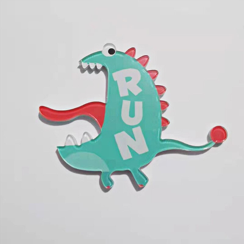 1 Piece Animal Magnetic Fridge Magnet Cartoon Dinosaur Refrigerator Message Leave Whiteboard Magnet: 5