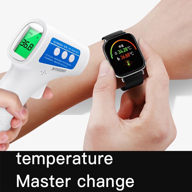 Xiaomi Smart Watch Men UM68T Full Touch Screen Bluetooth Watch Pedometer Body Temperature Detection Dynamic Heart Rate Sleep