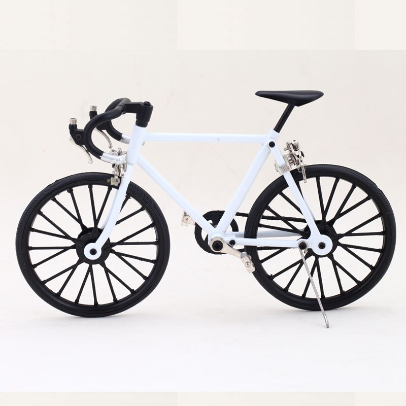 1: 6 Scale Alloy Die-casting Assembled Model Manual DIY Bicycle Assembly Children's Toys Christmas Decoration Ornaments