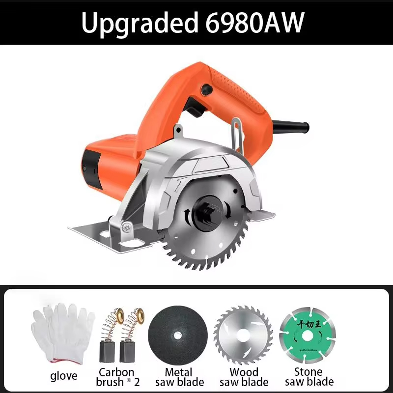 Wielofunkcyjna dłutownica robić drewna robić użytku domowego Ręczna piła elektryczna odpowiednia robić cięcia płytek kamiennych i drewnianych: Brązowy