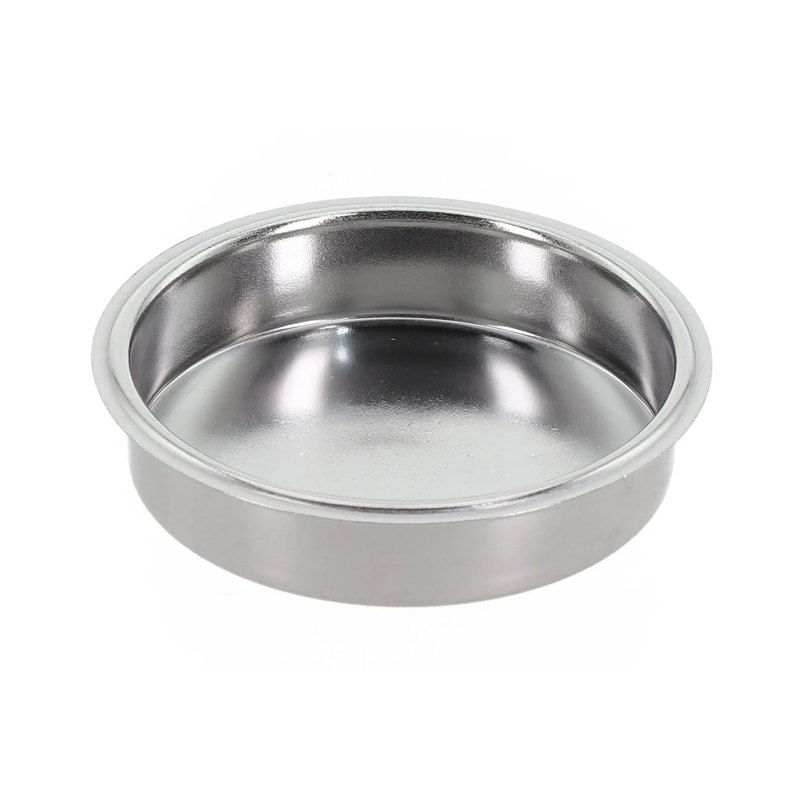1 Stück Kaffee-Blindfilterkorb 51 58 mm Edelstahl-Filterbecher ohne Druck zum Rückspülen in halbautomatischer Kaffeemaschine