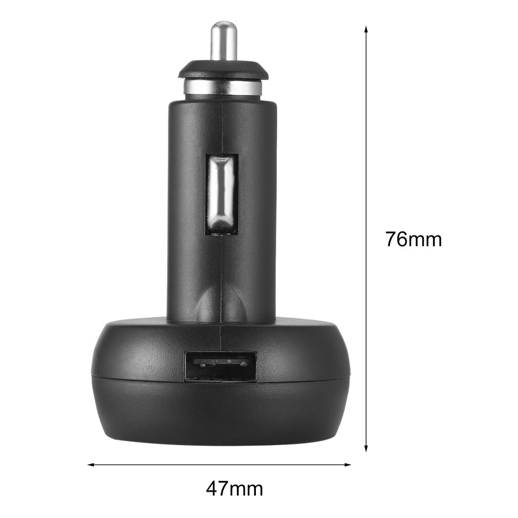 12V/24V Digitale Meter Monitor 3 In 1 Led Usb Car Charger Voltmeter Thermometer Auto Batterij Monitor lcd Digitale Dual Display