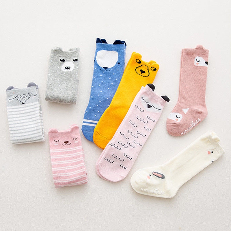 Kleinkind Baby Mädchen Kurze Socken Niedlichen Karikatur Ebene Socken Weiche Baumwolle Kniehohe Baby Junge Mädchen Socke Blumen- freundlicher Socken