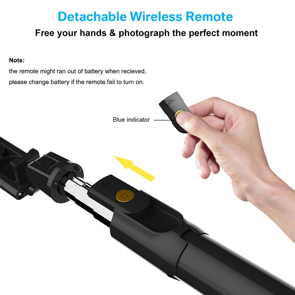 Alle In 1 Draadloze Bluetooth Selfie Stok Mini Statief Uitschuifbare Monopod Universele Voor Iphone Android