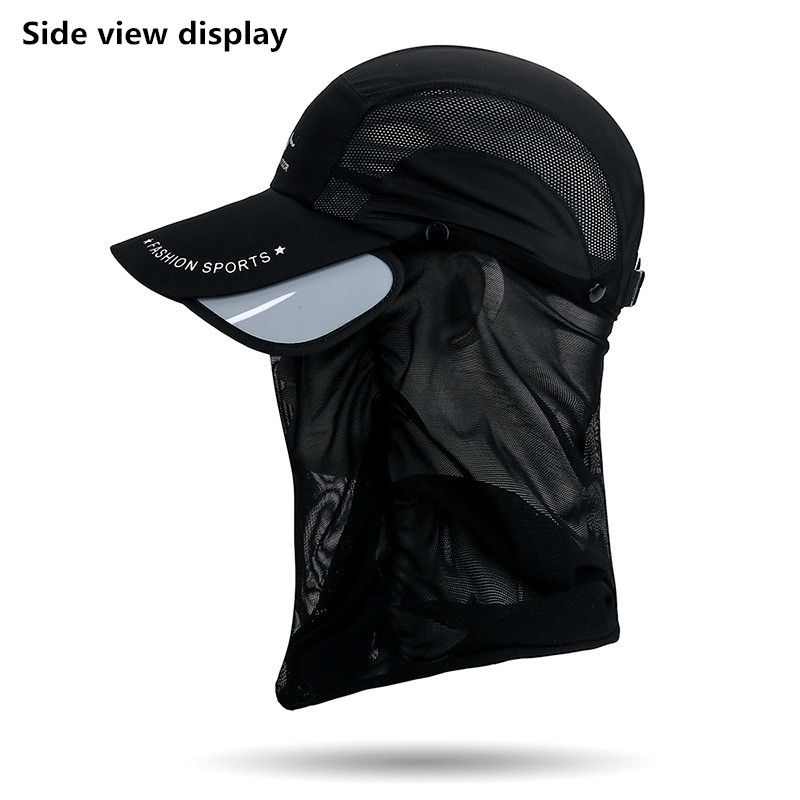 360 ° portable fishing sun hat, outdoor cycling and hiking sun protection, detachable and adjustable fishing equipment
