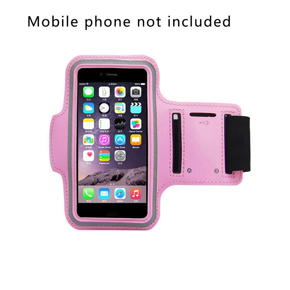 Sports Phone Holder Armband Case 4.9inch-6inch Arm Band Universal Outdoor Running for Iphone 11 Pro Max X XR 8 Plus Samsung Note: Red
