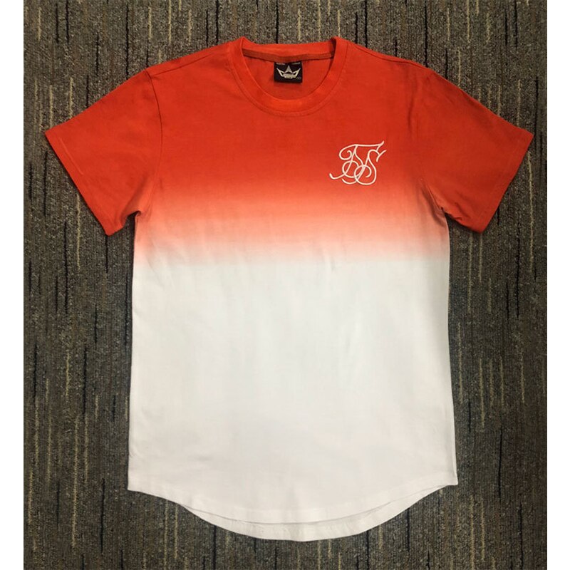 Brand Sik SIlk Men's Short Sleeve T Shirt Spring O Neck Siksilk T Shirt Men Plus Size Top Tees Shirts