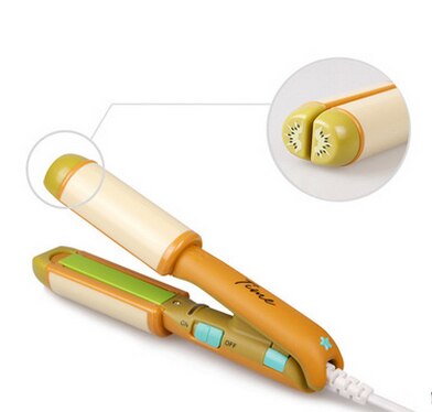 At Cute Mini Flat Iron Ceramic Hair Straightener Small Cartoon Hair Curling iron Travel straightening Tools: 17