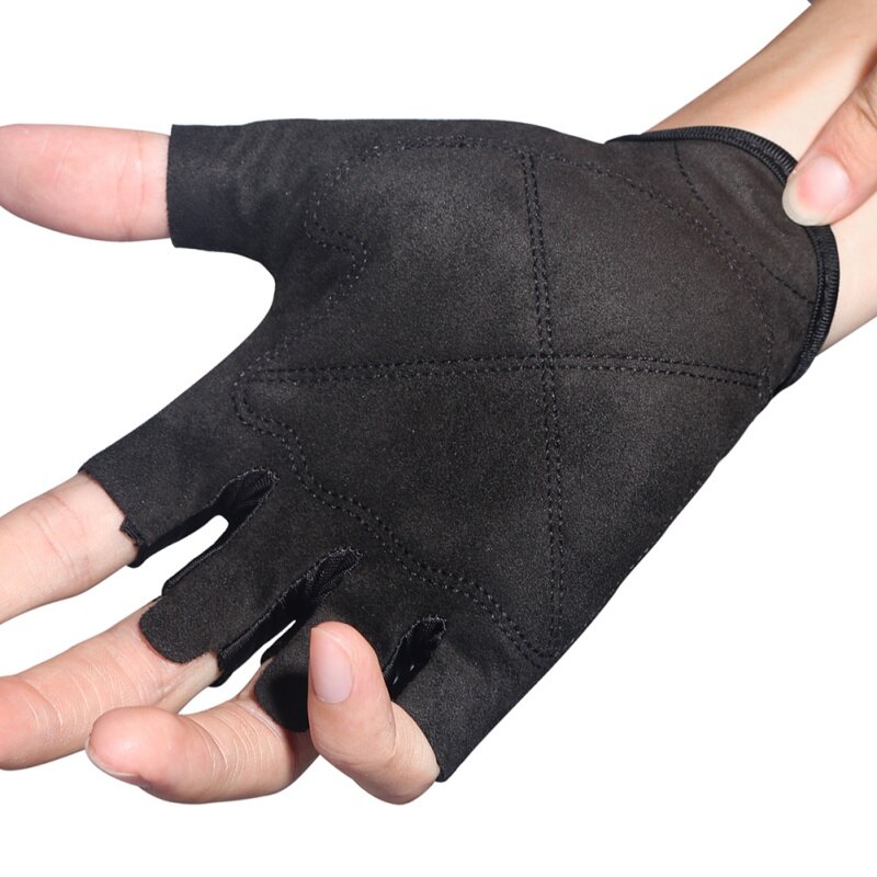 Berufs Fitnessstudio Fitness Handschuhe Körper Gebäude Gewicht Heben Handschuhe Sport ÜSpund Radfahren Handschuhe halb Finger Hand Schutz