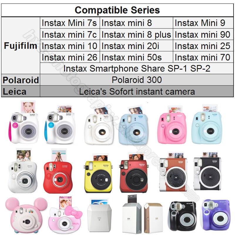 Véritable 50 feuilles blanc Fuji Fujifilm Instax Mini 9 Film pour Mini 9 8 50 s 7s 90 25 appareil photo instantané partager SP-1 SP-2 imprimante Liplay