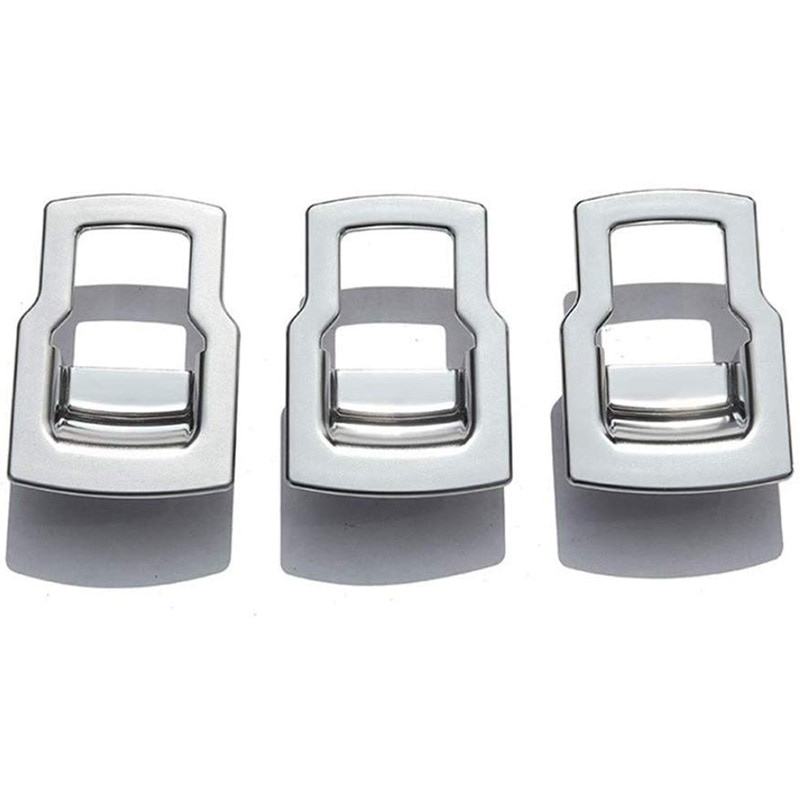 Chrome Car Door Window Switch Lift Button Cover Trim Frame for for Land Rover Discovery 4 LR4 Range Rover Sport L320 Accessories: 3 pcs