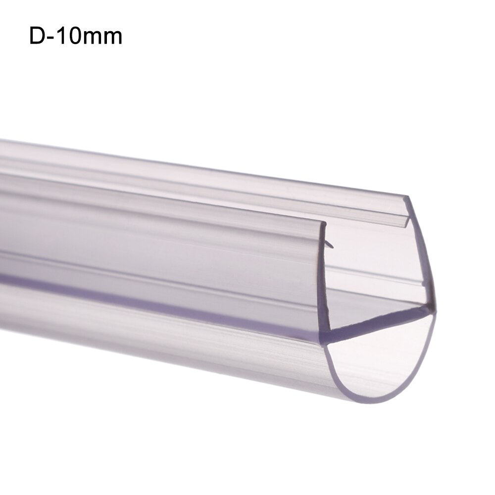 Gennemsigtig anvendelig bad bruser skærm dør tætningsliste 4 to 12mm tætningsspalte vindue dør trækliste tætningslister hardware: D -10mm