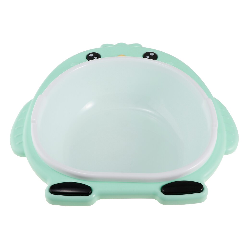Portable Cute Chick Shape Bathroom Washbasin Bathing Accessories for Baby Toddler – Green