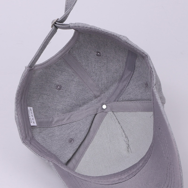 Solid farge baseball caps dame menn merke snapback gorra cap street hip hop caps hatter for damer svart grå baseball cap