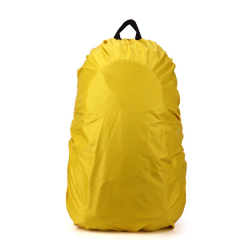 35L/45L/80L Convenient Waterproof Dust Rain Cover Travel Backpack Rucksack Bag: Yellow / L