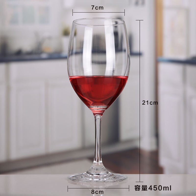 crystal red wine glass wine cup goblet red wine set factory direct: Light Yellow