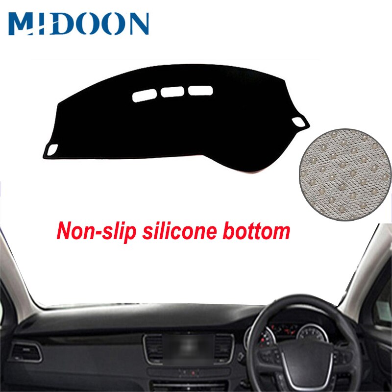 MIDOON Car Dashboard Cover Dash Mat Dash Board Pad Anti-UV For Peugeot 508 With No Lift Show