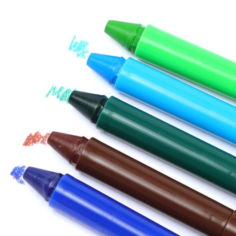 12/18/24/36 Colors Wax Crayon Oil Pastel Pen Drawing Painting Graffit Art Supply H3CA