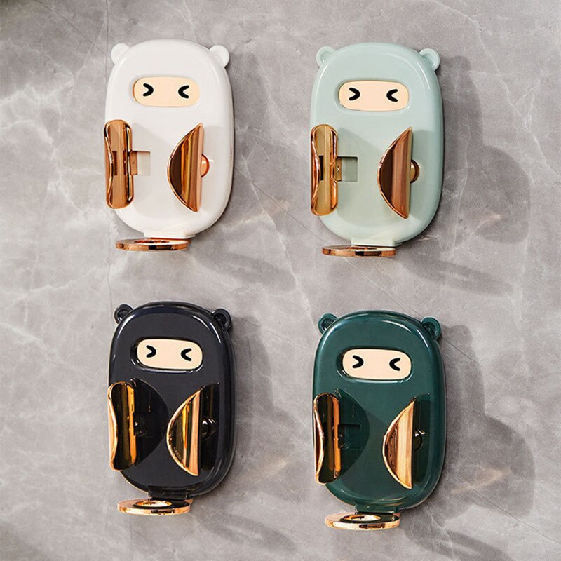 Electric Toothbrush Holder Luxury Gravity Induction Punch-free Retractable Water Proof Bathroom Toothbrush Drain Rack Organizer