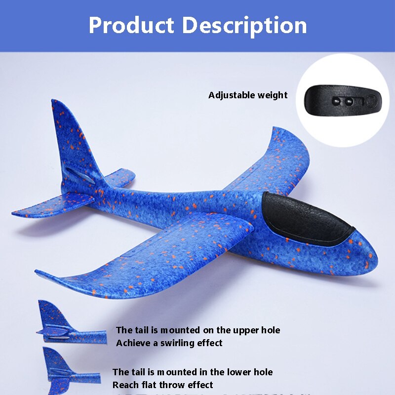 FBIL-Funny EPPThg Glider Airplane Inertia Aircraft Toy Hand Launch Airplane Model