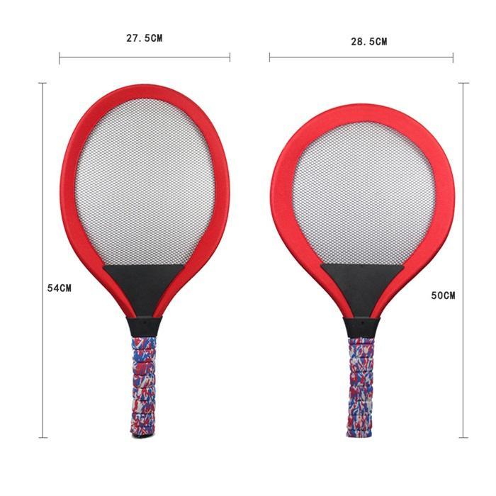 Pelota de bádminton portátil, divertida práctica de playa, juguete de interior duradero para deportes al aire libre, conjunto de raqueta de tenis para principiantes, guardería