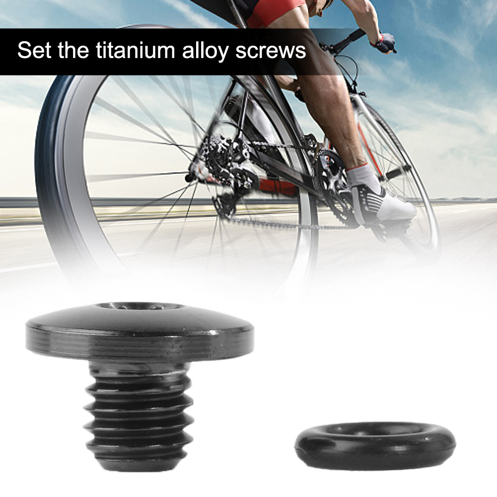 Vis de purge de vélo en titane, joint torique en acier M5 pour XT/SLX/Zee/Deore/LX, vis de frein à disque hydraulique de vélo