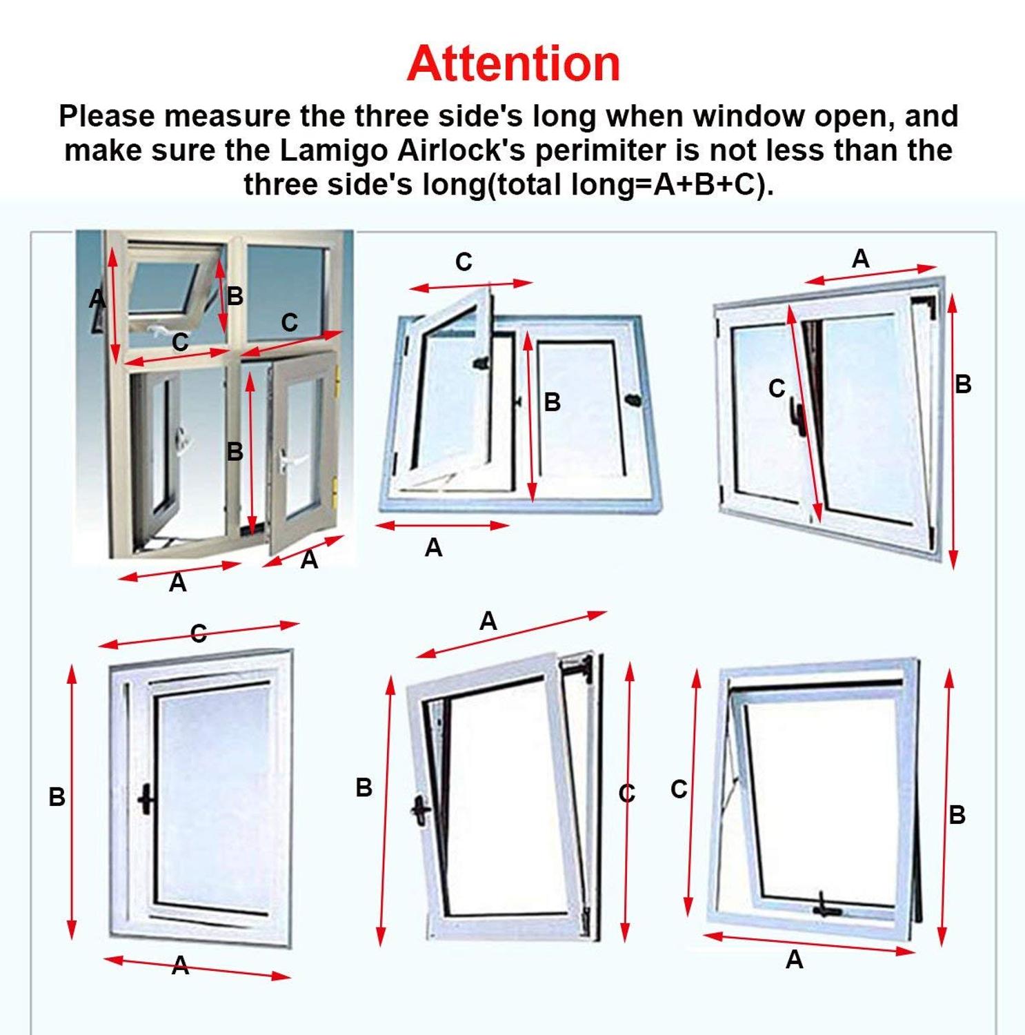 Universal Air Lock Window Seal Cloth Plate 4M Airs Stop Conditioner Outlet Window Sealing Kit for Mobile Air Conditioner seal