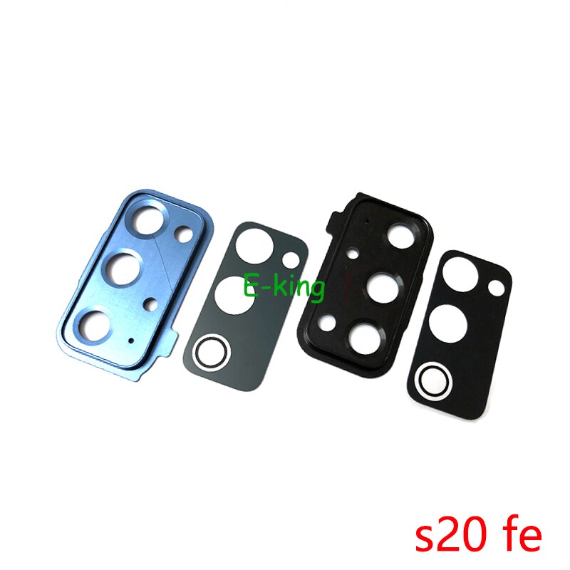 For Samsung Galaxy S20 FE S20FE Ultra Rear Camera Lens Glass Cover Frame Ring Holder Braket Assembly