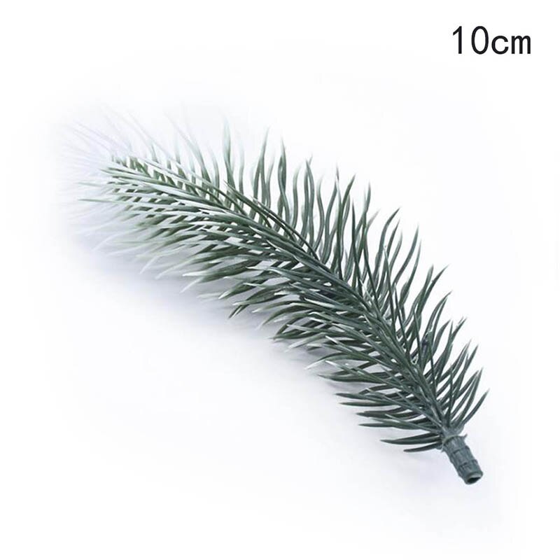 20Pcs Plastic Dennennaalden Woondecoratie Accessoires Kerst Guirlande Materiaal Scrapbooking Wedding Kunstplanten S/M/L: S