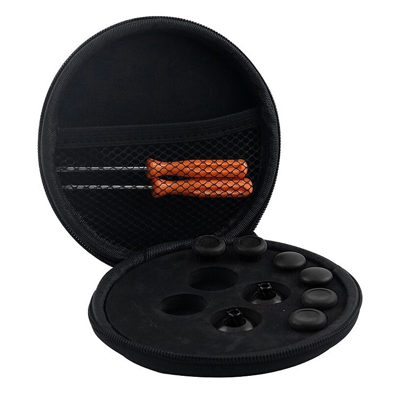 for One Elite Controller 8Pcs Metal Replacement Swap Thumbsticks Joystick Caps Controller Black