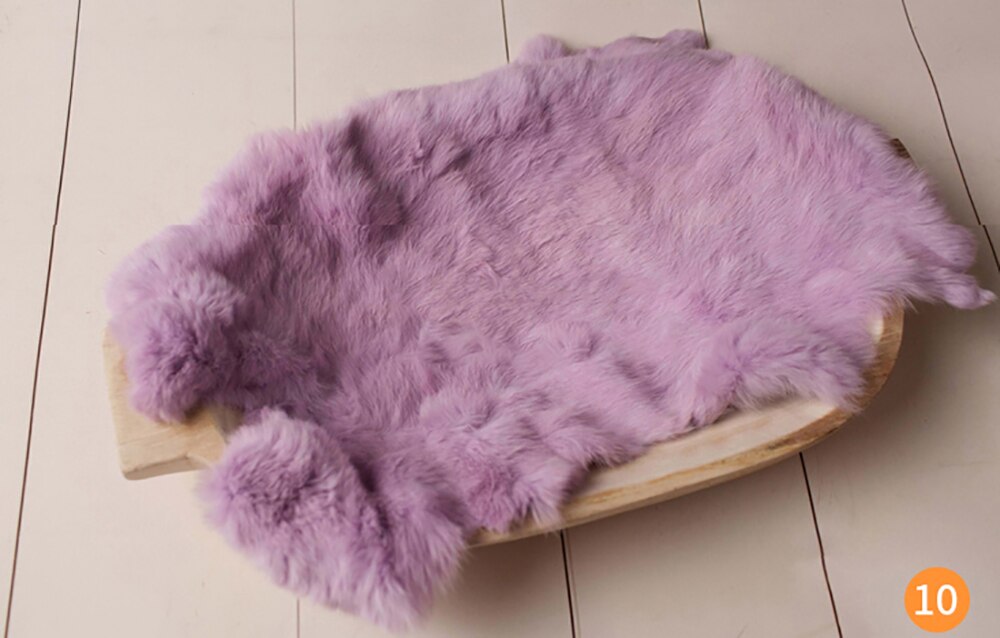 Birth Photo Shoot Background Blanket Rabbit Fur Baby Baby Girl Birth Photography Props Blanket Accessories: as picture 10
