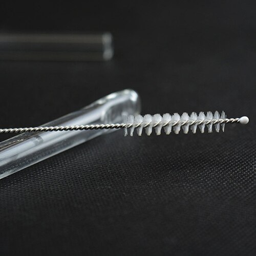 10Pcs Roestvrij Staal Schoonmaken Drinken Pijp Borstel Stro Cleaner Keuken Tool