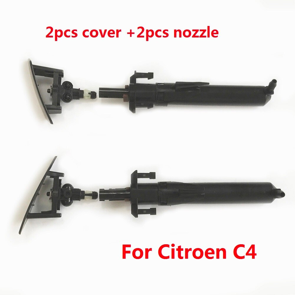 CAPQX Für Peugeot 207 307 Für Citroen C4 Vorderseite Scheinwerfer scheinwerfer Waschanlage Düse Abdeckung sprühen Jet Deckel Gehäbenutzen Haus Hülse