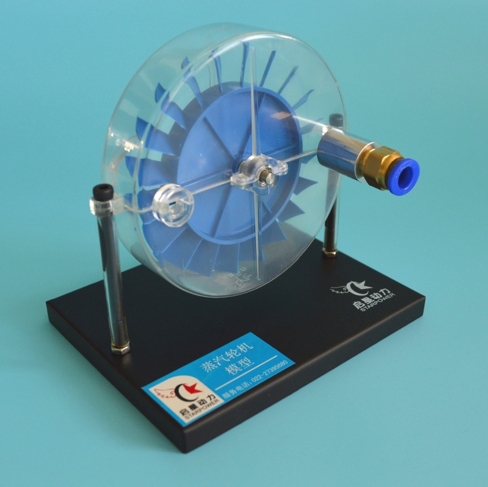 Eentraps stoom turbine model Hoge school natuurkunde standaard configuratie laboratorium demonstratie instrument Wetenschap speelgoed