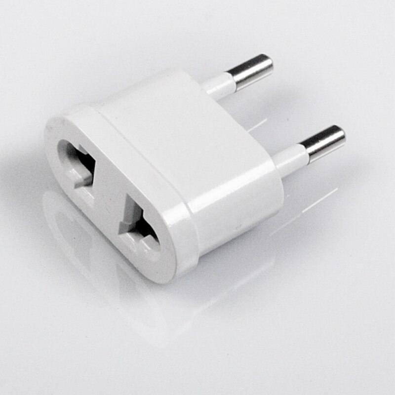 US (USA) To EU (Europe) 250V AC 10A 2200W Travel Charger Wall AC Power Plug Adapter for USA Converter White