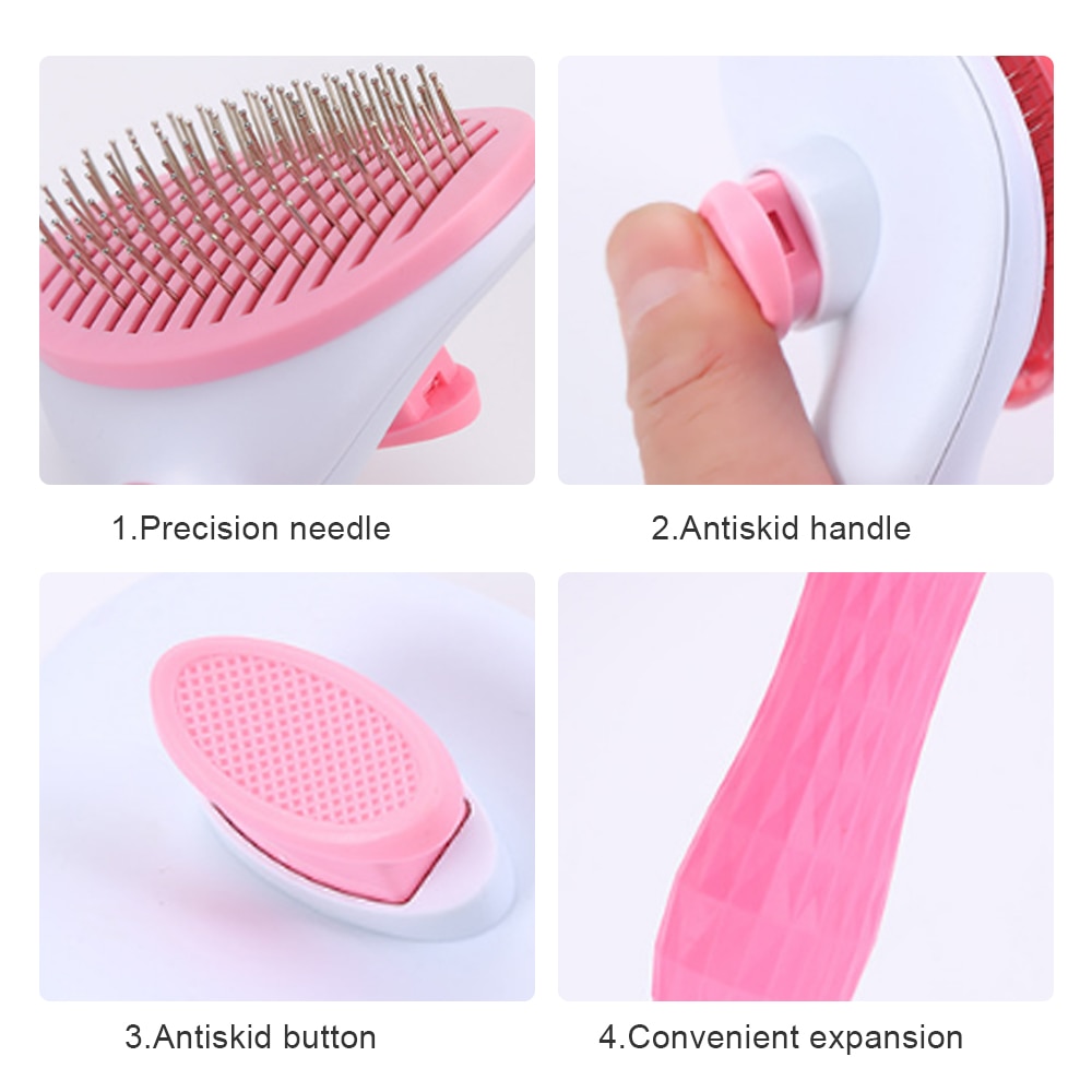 Kam Voor Katten Honden Haar Remover Huisdier Haaruitval Kam Pet Hond Kat Borstel Hond Grooming Oliejas Borstel Brosse Chien