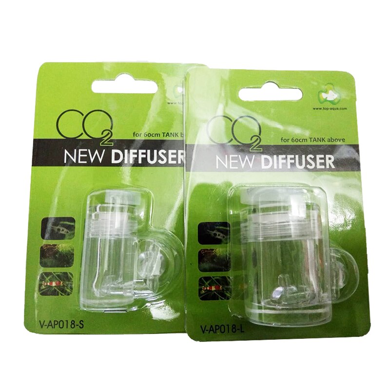 CO2 Diffuser Met Bubble Teller Acryl Aquarium Aquarium Aquatic Plant 2 Size