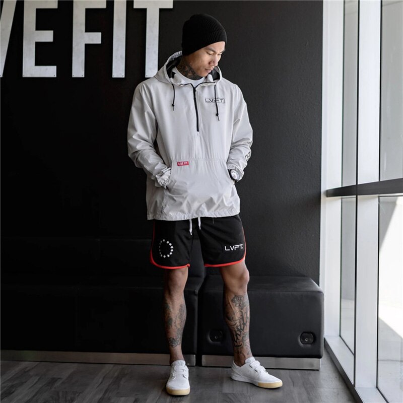 Löpartröja herr sportrock fitness långärmad huvtröja tighta huvtröjor vandringströjor herr gym träningsjackor m-xxl