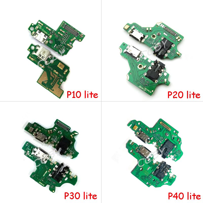 Für Huawei P8 P9 P10 Plus Lite P20 P30 P40 Pro USB Lade Lade Dock Port Mikrofon Anschluss Flex Kabel Bord