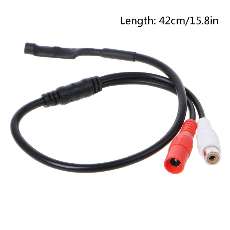 Mikrofonempfindliches aufnahmekabel für cctv-sicherheitsmonitor-dvr-kamera