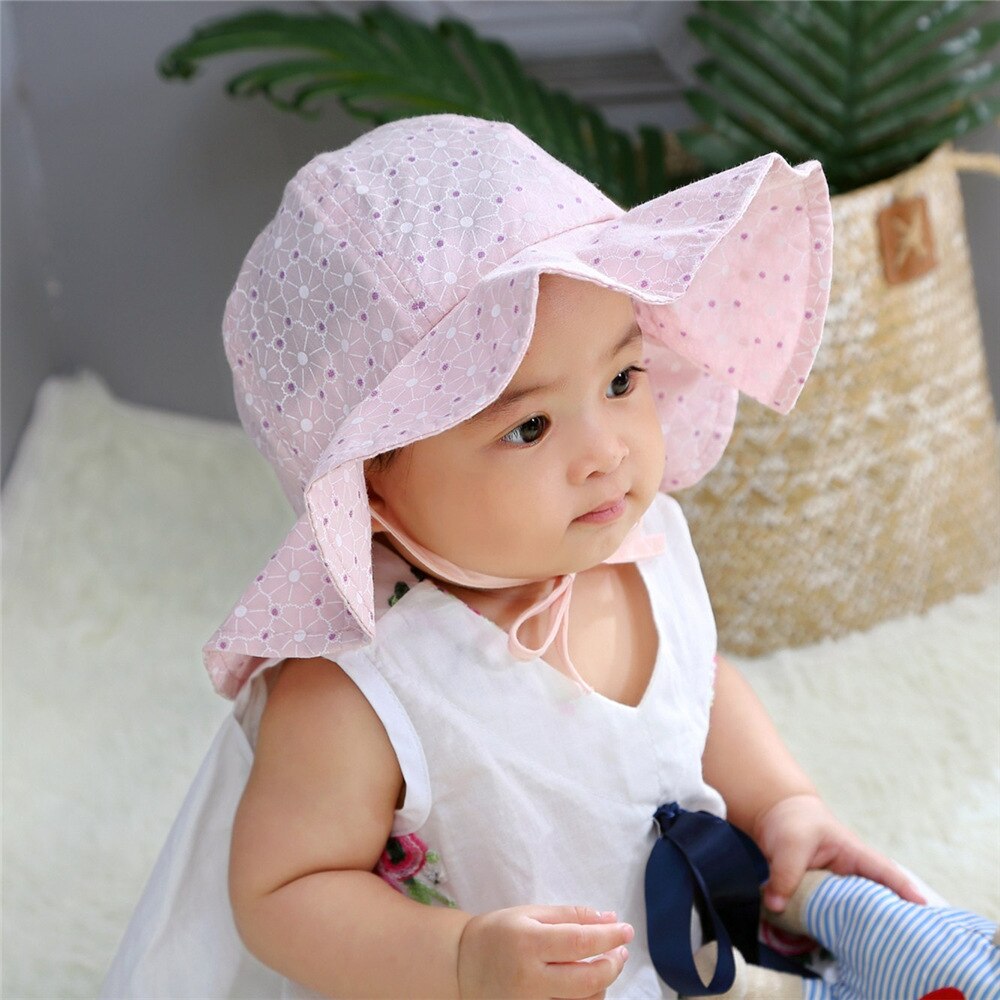 Verano bebé sombrero bebé gorro para el sol de algodón Niña de los niños sombrero de verano playa cubo tapa de niño niñas sombrero gorra Enfant