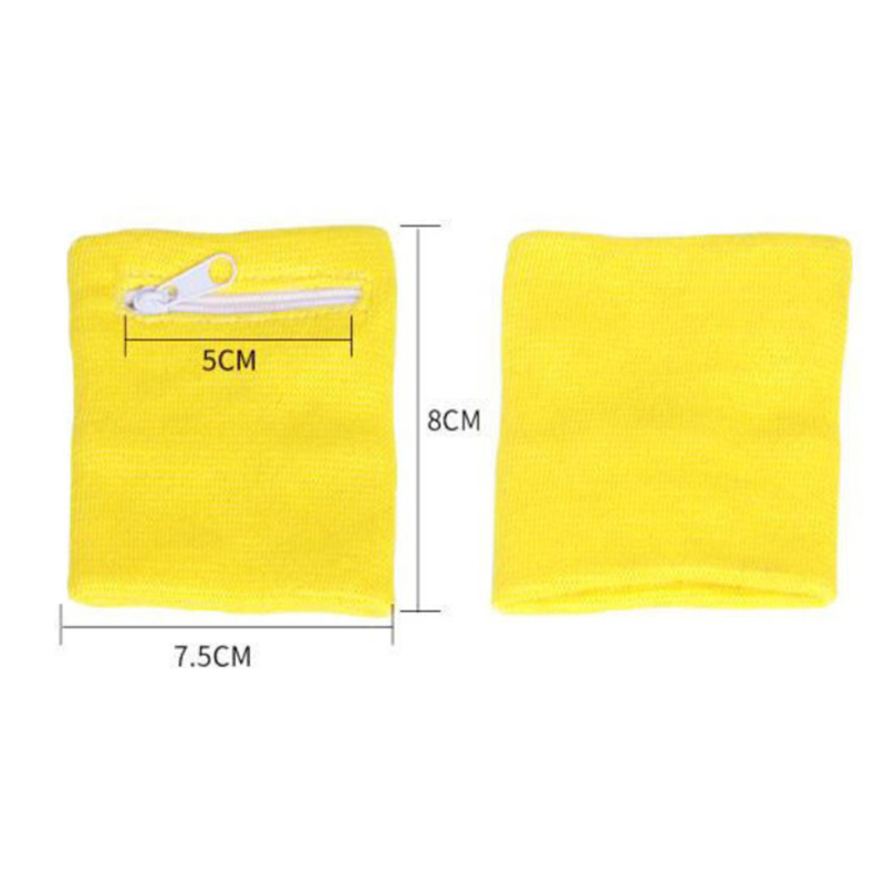 Muñequera deportiva con bolsa con cremallera para correr, bolsa deportiva para el brazo para tarjeta de llave MP3, bolsa de almacenamiento, bandas de sudor de baloncesto, bolsas de pulsera