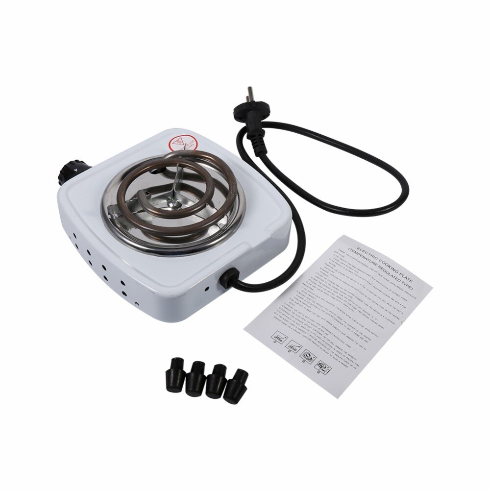 Estufa eléctrica de cocina de 220V y 500 W, calentador de café multifunción para oficina, quemador de hierro, estufa de cocina para el hogar, placa , enchufe europeo
